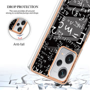 For Xiaomi Redmi Note 12 Pro+ Global Electroplating Marble Dual-side IMD Phone Case(Equation)