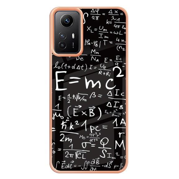Xiaomi Redmi Note 12S 4G Electroplating Marble Dual-side IMD Phone Case(Equation)