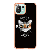 For Xiaomi 11 Lite Electroplating Marble Dual-side IMD Phone Case(Natural Growth)