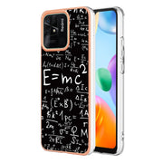 For Xiaomi Redmi 10C Electroplating Marble Dual-side IMD Phone Case(Equation)