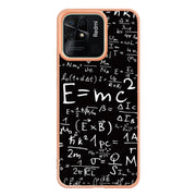 For Xiaomi Redmi 10C Electroplating Marble Dual-side IMD Phone Case(Equation)