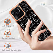 For Xiaomi Redmi 10C Electroplating Marble Dual-side IMD Phone Case(Equation)