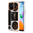 For Xiaomi Redmi 10C Electroplating Marble Dual-side IMD Phone Case(Retro Radio) - free shipping - PMC TechLife - Order now!