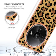 For Xiaomi Redmi A3 Electroplating Marble Dual-side IMD Phone Case(Leopard Print)