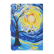 For Amazon Kindle Fire Max 11 Colored Drawing Smart Leather Tablet Case(Starry Sky Tree)