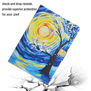 For Amazon Kindle Fire Max 11 Colored Drawing Smart Leather Tablet Case(Starry Sky Tree)