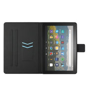 For Amazon Kindle Fire Max 11 Colored Drawing Smart Leather Tablet Case(Skateboard Cat)