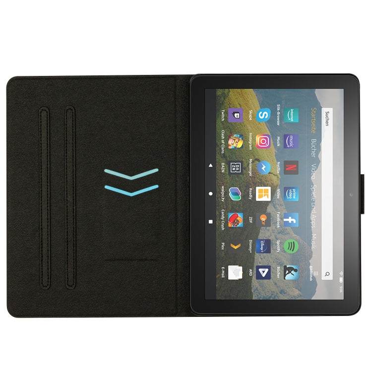 For Amazon Kindle Fire Max 11 Colored Drawing Marble Smart Leather Tablet Case(Splicing Marble)