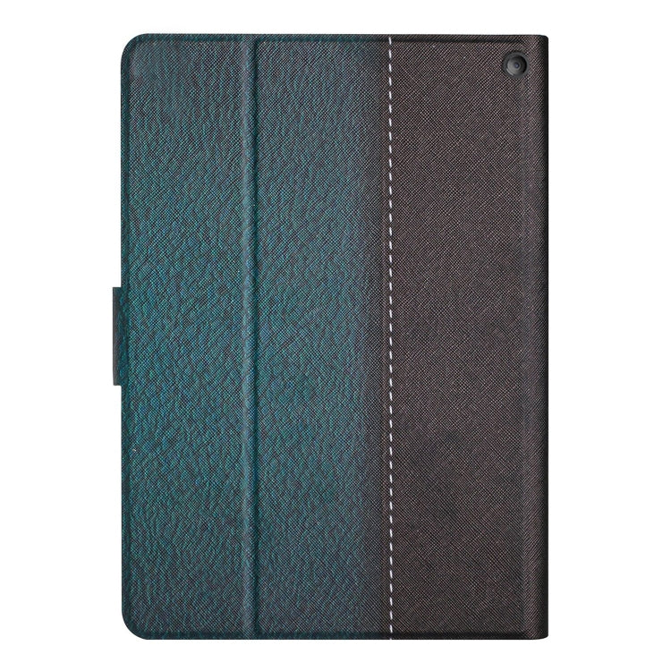 For Amazon Kindle Fire Max 11 Solid Color Stitching Smart Leather Tablet Case(Green)