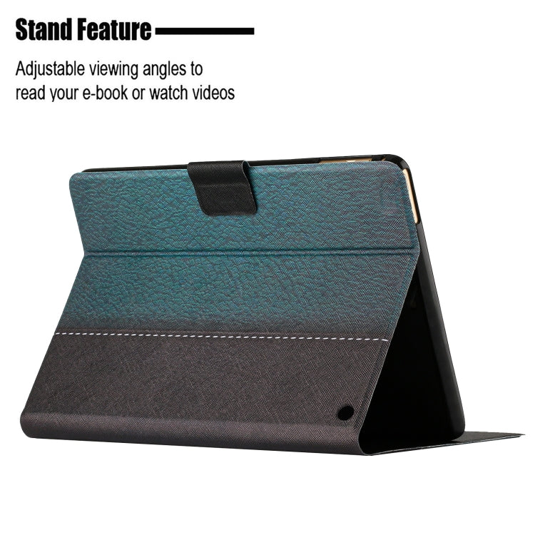 For Amazon Kindle Fire Max 11 Solid Color Stitching Smart Leather Tablet Case(Green)