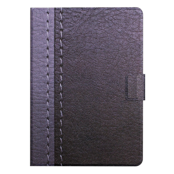 For Amazon Kindle Fire Max 11 Solid Color Stitching Smart Leather Tablet Case(Grey)