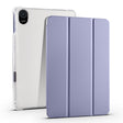 For Honor Pad 8 3-folding Transparent TPU Smart Leather Tablet Case(Purple) - free shipping - PMC TechLife - Order now!