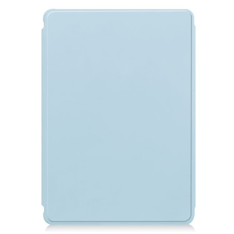 For Samsung Galaxy Tab S9+ 360 Rotation Transparent Smart Leather Case(Sky Blue)