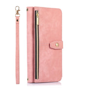 For Google Pixel 7 Pro Dream 9-Card Wallet Zipper Bag Leather Phone Case(Pink)