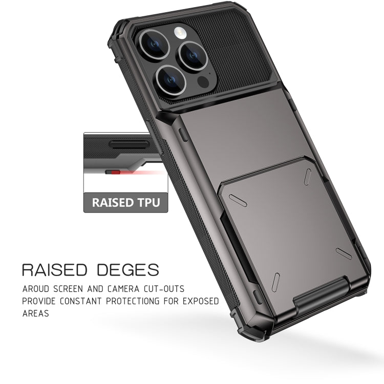 For iPhone 15 Pro Max Scratch-Resistant Shockproof Heavy Duty Rugged Armor Phone Case(Green)