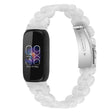 For Fitbit Inspire 3 Oval Resin Replacement Watch Band(White) - Watch Bands by PMc TechLife | Online Shopping South Africa | PMc TechLife | Buy Now Pay Later Mobicred