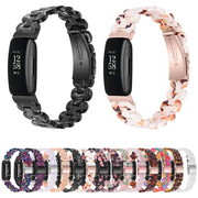For Fitbit Inspire 3 Oval Resin Replacement Watch Band(White)