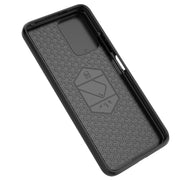 For Xiaomi Redmi Note 12 4G Global Sliding Camshield TPU + PC Shockproof Phone Case with Holder(Green)
