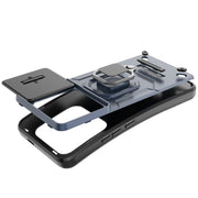 For Xiaomi 14 Pro 5G Sliding Camshield TPU + PC Shockproof Phone Case with Holder(Black)