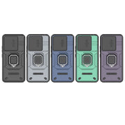 For Xiaomi 14 Pro 5G Sliding Camshield TPU + PC Shockproof Phone Case with Holder(Black)