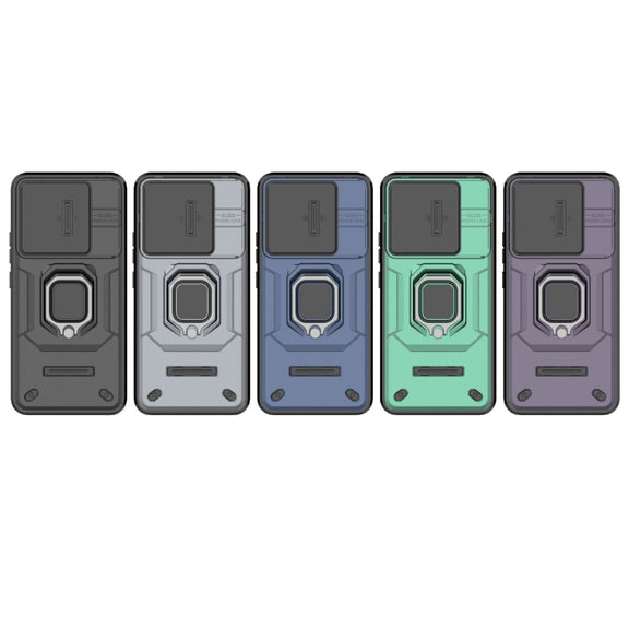 For Xiaomi 14 Pro 5G Sliding Camshield TPU + PC Shockproof Phone Case with Holder(Black)