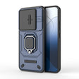 For Xiaomi 14 Sliding Camshield TPU + PC Shockproof Phone Case with Holder(Blue) - 14 Cases by PMC TechLife | Online Shopping South Africa | PMC TechLife