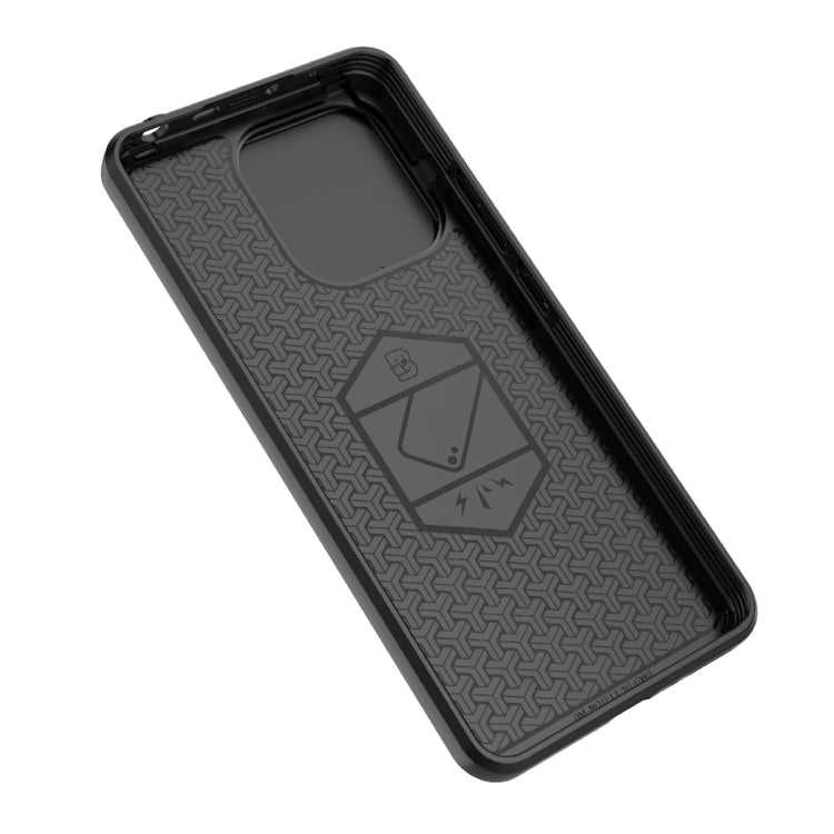 For Xiaomi Redmi Note 13 4G Global Sliding Camshield TPU + PC Shockproof Phone Case with Holder(Purple)