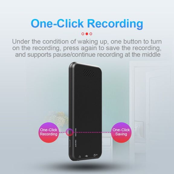 4GB M15 Multi-function Smart Voice Recorder MP3 Hifi Sound Music Player Walkman, Bluetooth Version
