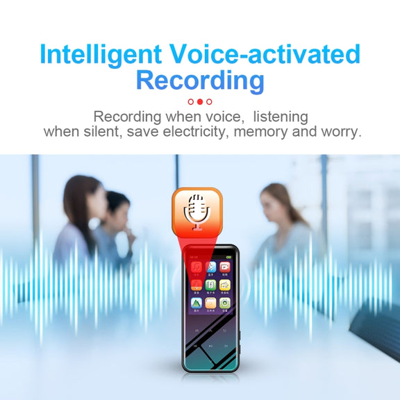 4GB M15 Multi-function Smart Voice Recorder MP3 Hifi Sound Music Player Walkman, Bluetooth Version