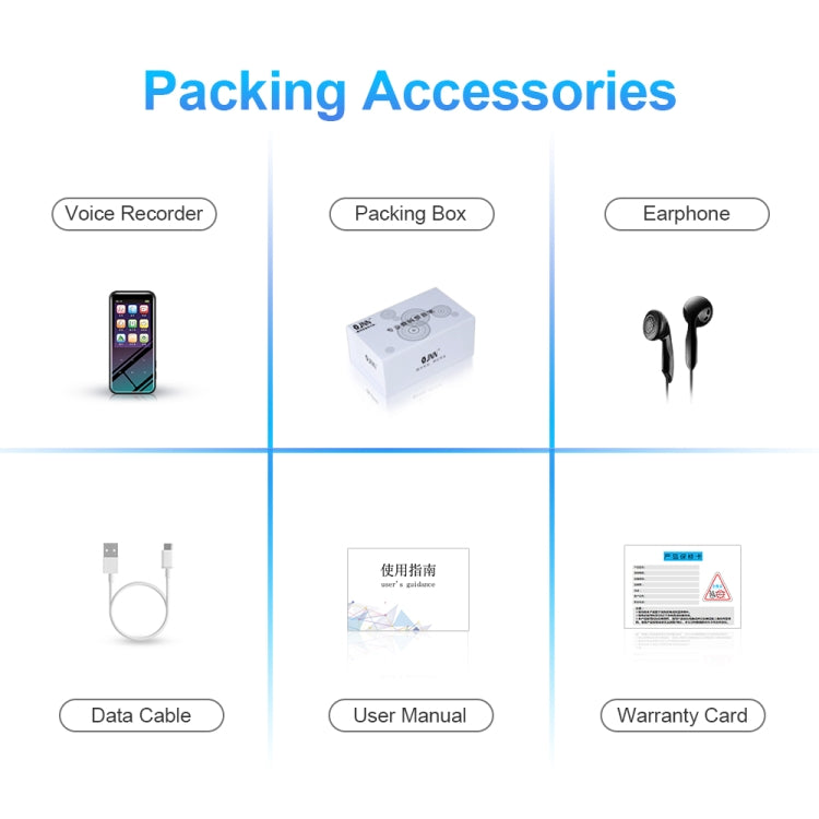 32GB M15 Multi-function Smart Voice Recorder MP3 Hifi Sound Music Player Walkman, Bluetooth Version