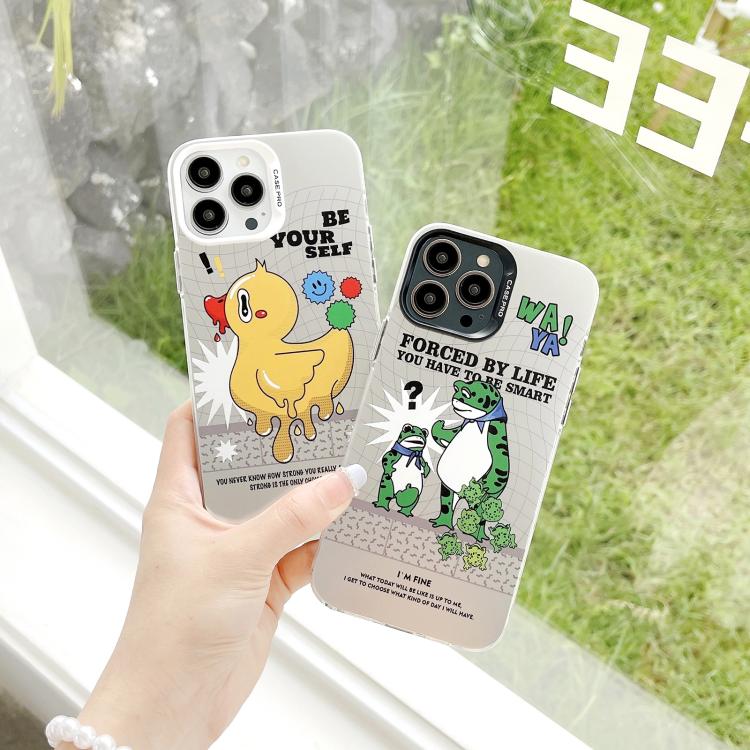 For iPhone 16 Plus Electroplated Silver Series PC Protective Phone Case(Love Writing)