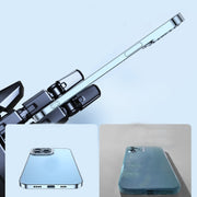 For iPhone 15 Pro Max Electroplating TPU Phone Case(Black)