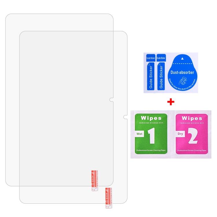 For Blackview Tab 16 Pro 2pcs 9H 0.3mm Explosion-proof Tempered Glass Film