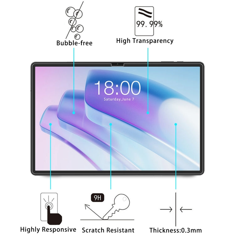 For Blackview Tab 7 Pro 25pcs 9H 0.3mm Explosion-proof Tempered Glass Film