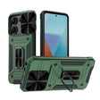 For Xiaomi Redmi Note 13 Pro 5G Camshield Robot TPU Hybrid PC Phone Case(Green) - Note 13 Pro Cases by PMC TechLife | Online Shopping South Africa | PMC TechLife | Buy Now Pay Later Mobicred