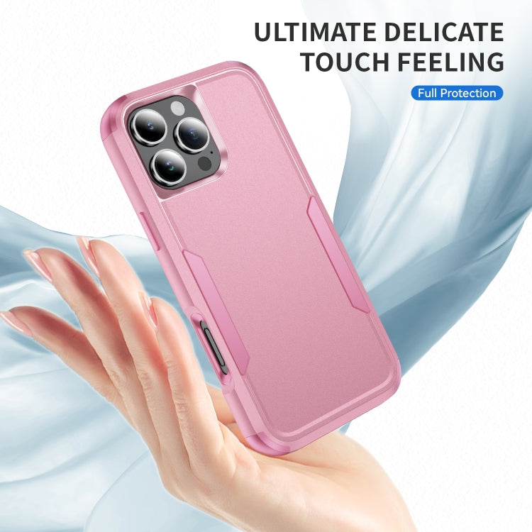 For iPhone 16 Pro Max Commuter Shockproof TPU + PC Phone Case(Pink)