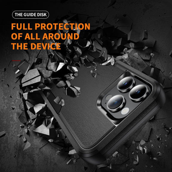 For iPhone 16 Pro Max Commuter Shockproof TPU + PC Phone Case(Black)
