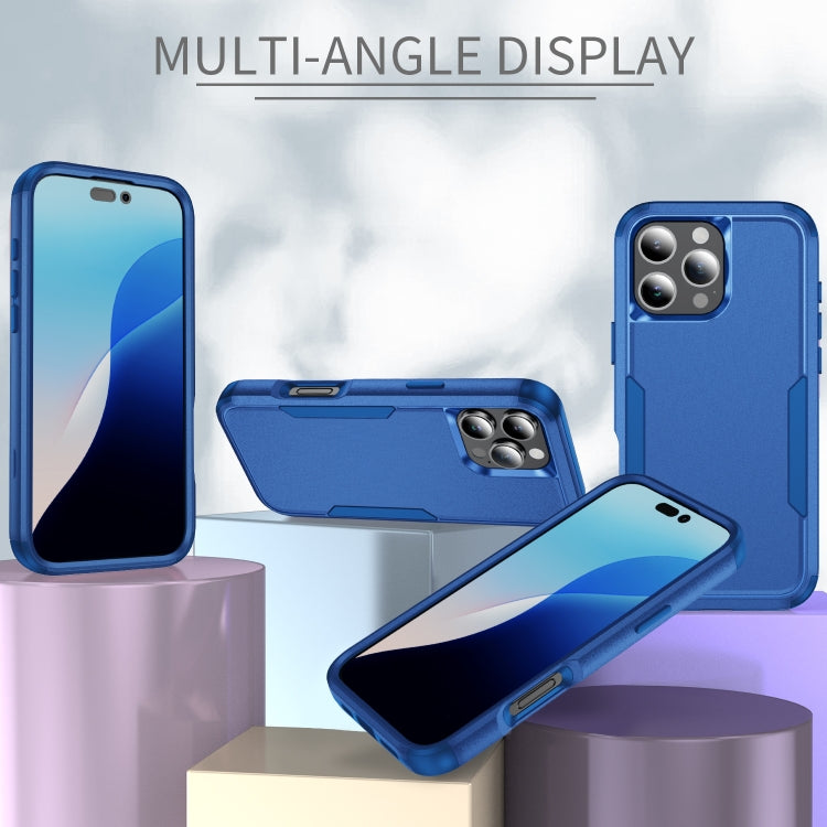 For iPhone 16 Pro Commuter Shockproof TPU + PC Phone Case(Royal Blue)