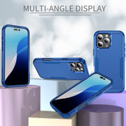 For iPhone 16 Pro Commuter Shockproof TPU + PC Phone Case(Royal Blue)
