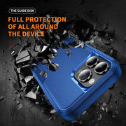 For iPhone 16 Pro Commuter Shockproof TPU + PC Phone Case(Royal Blue)