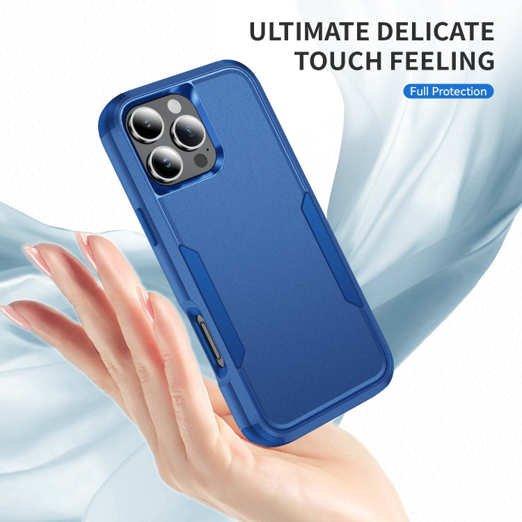 For iPhone 16 Pro Commuter Shockproof TPU + PC Phone Case(Royal Blue)