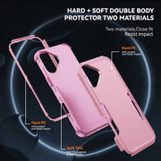 For iPhone 16 Plus Commuter Shockproof TPU + PC Phone Case(Pink)