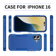 For iPhone 16 Commuter Shockproof TPU + PC Phone Case(Royal Blue)