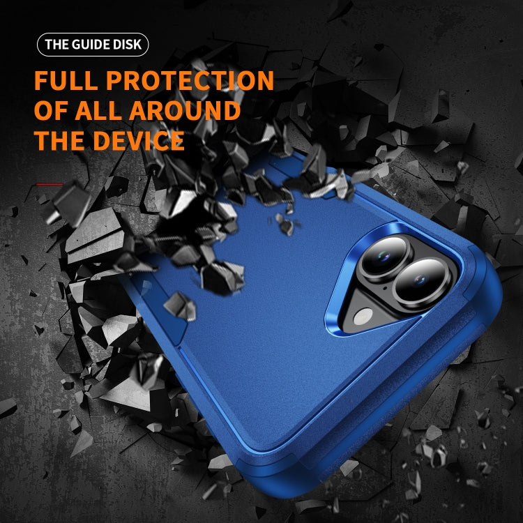 For iPhone 16 Commuter Shockproof TPU + PC Phone Case(Royal Blue)