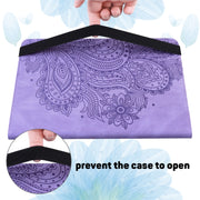 For Google Pixel Tablet Peacock Embossed Pattern Leather Tablet Case(Purple)