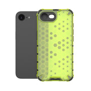 For iPhone 16e Honeycomb Shockproof Phone Case(Green)