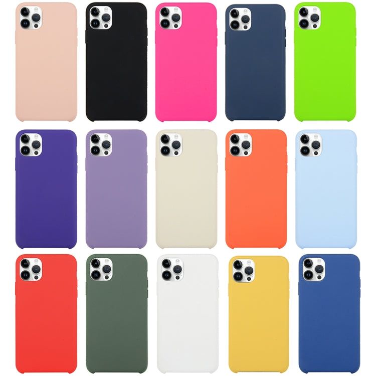 For iPhone 16 Solid Silicone Phone Case(Blue)