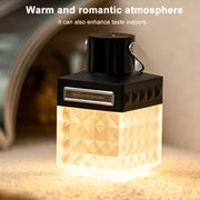 Outdoor Portable LED Camping Light Rechargeable Emergency Light(Black)