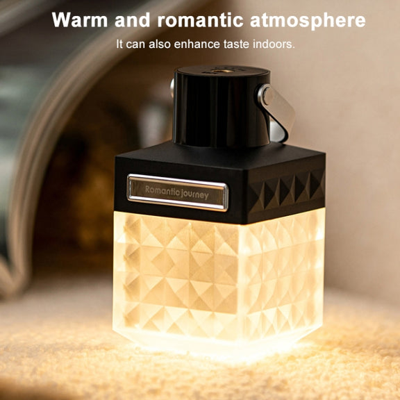 Outdoor Portable LED Camping Light Rechargeable Emergency Light(Black)