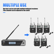 XTUGA  IEM1100 Professional Wireless In Ear Monitor System 1 BodyPacks(EU Plug)